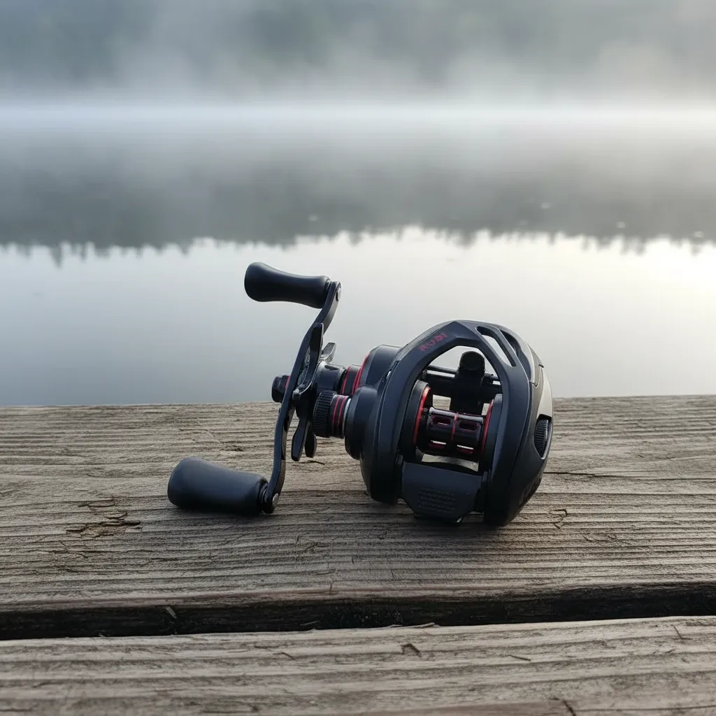 Carretilha Black Rubi 6 Rol Rec 7.1 Drag 6kg Peso 154g Adicionar aos favoritos - Imagem 2