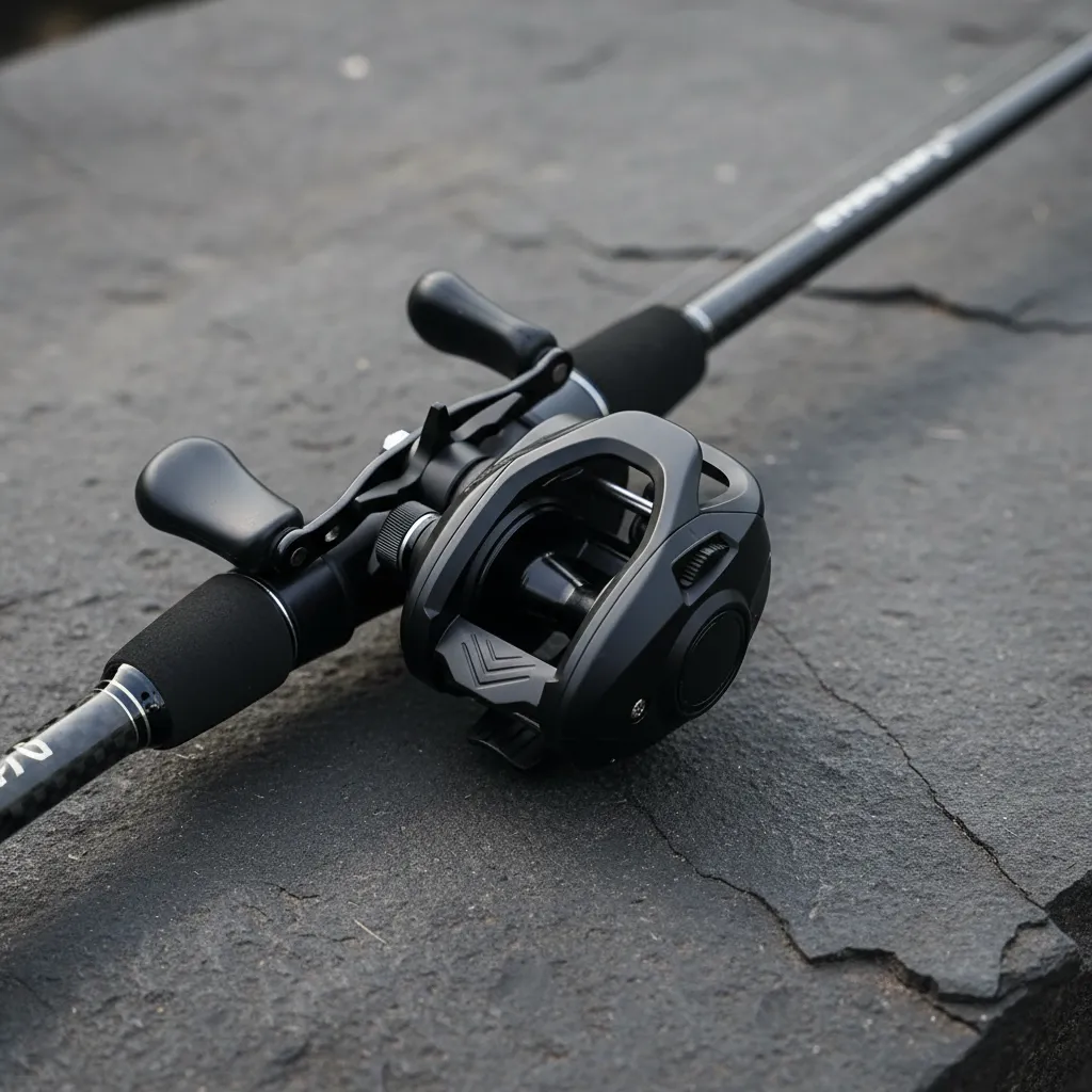 Carretilha Black Fusion Pro 6 Rol Drag 12kg Rec 8.0