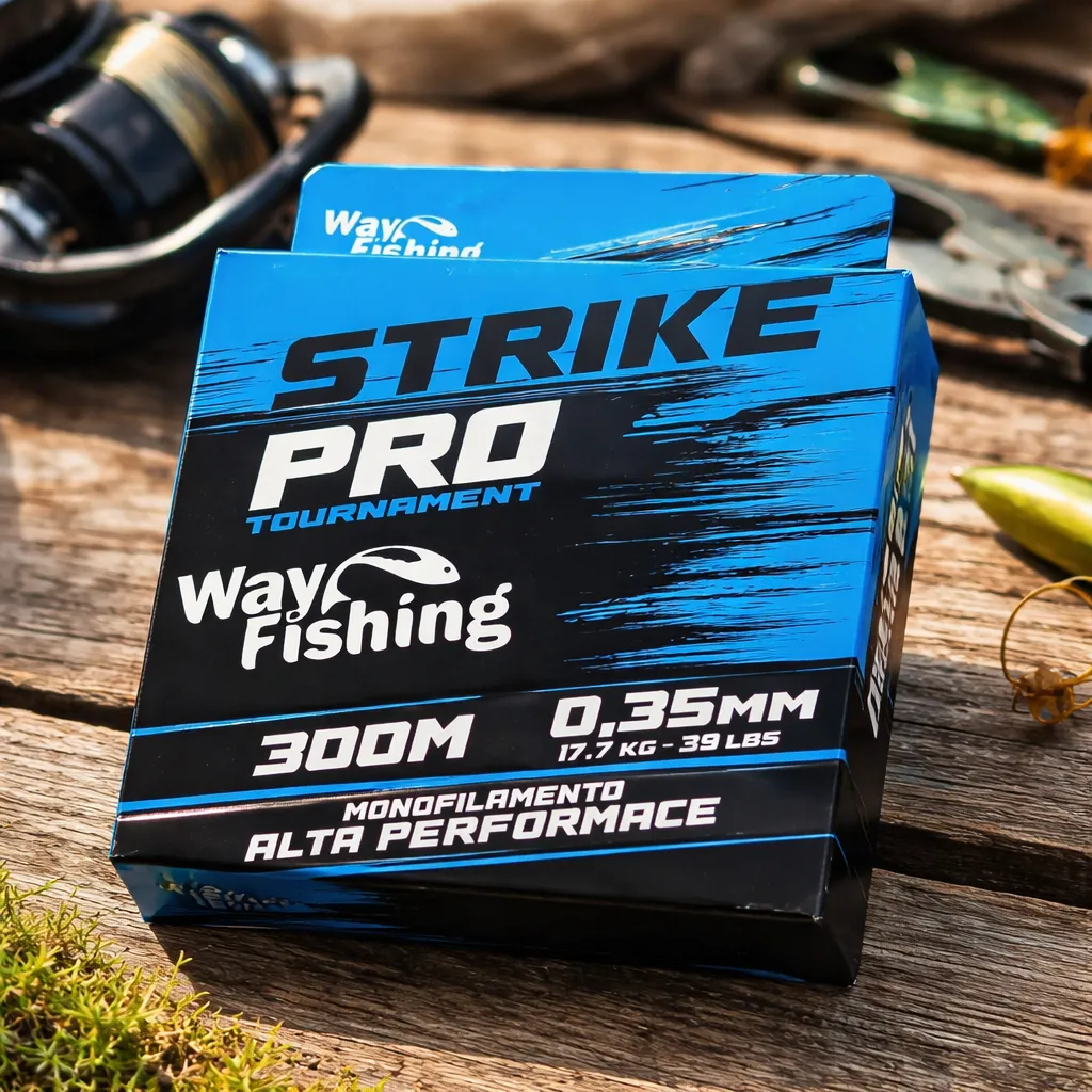 Linha Monofilamento Strike Pro 300m Alta Performace Torneio - Imagem 4