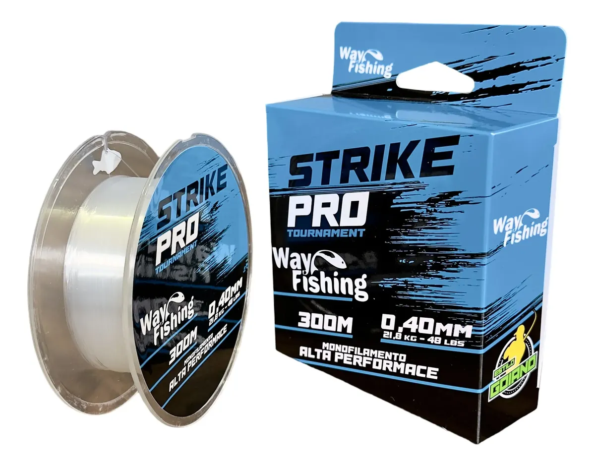 Linha Monofilamento Strike Pro 300m Alta Performace Torneio - Imagem 5