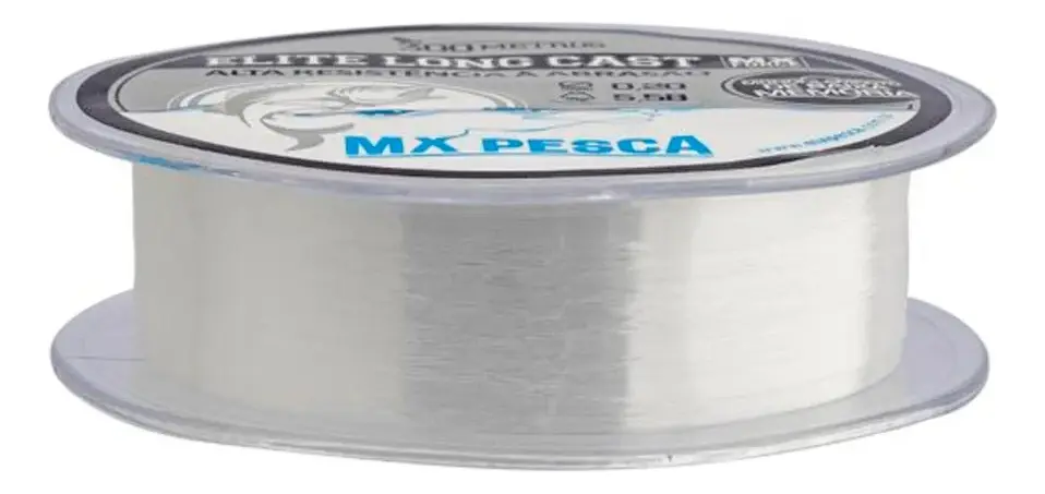 Linha Elite Long Cast Mx Pesca 300m Baixa Memoria Resistente - Imagem 2
